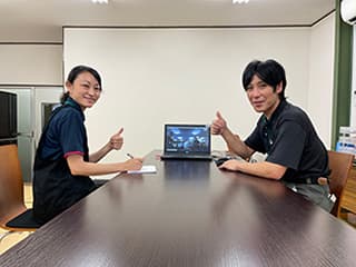 昼会（本社とスカイプ）